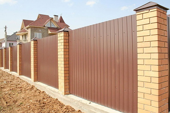 профнастил Пс8 на забор